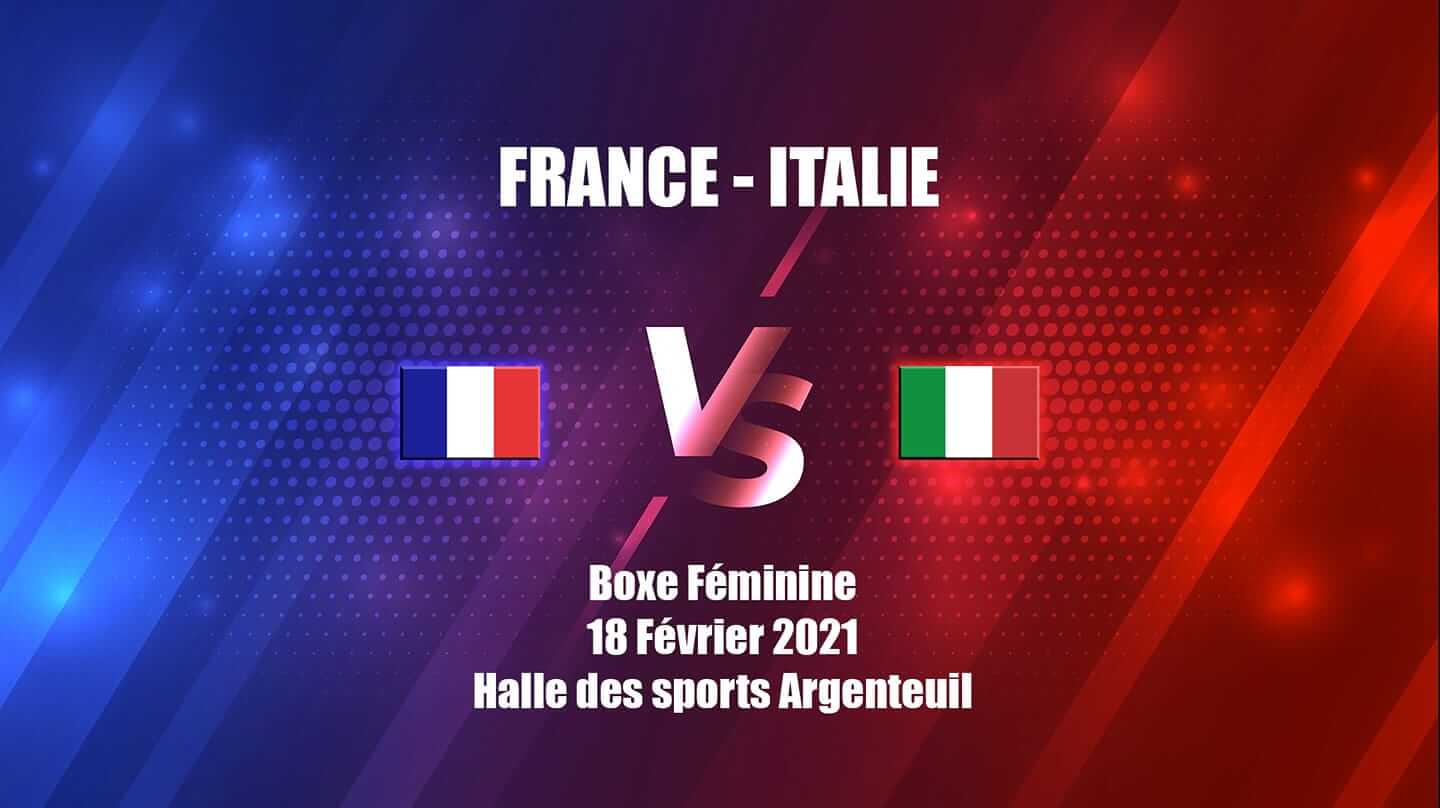 France vs Italie L'évènement en replay Fédération Française de Boxe